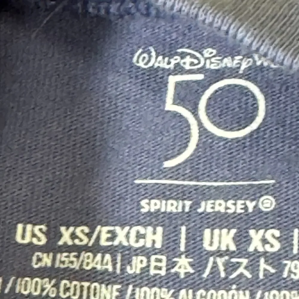Magic Kingdom 50th Anniversary Spirit Jersey Size XS Walt Disney World - Picture 6 of 10